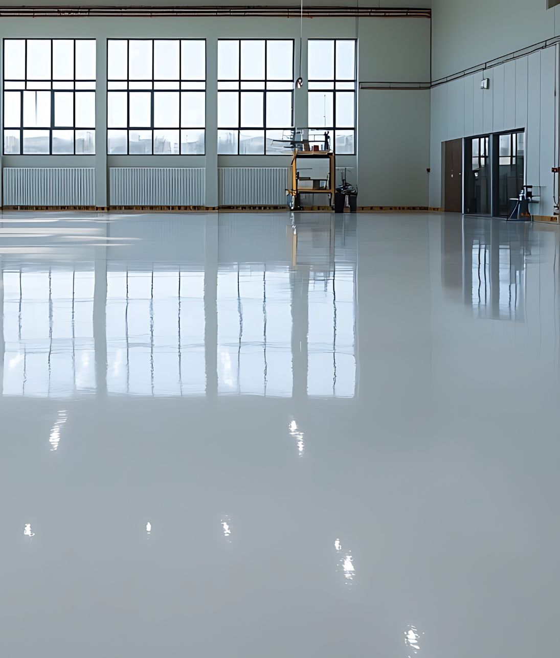 floor coating for industrial spaces