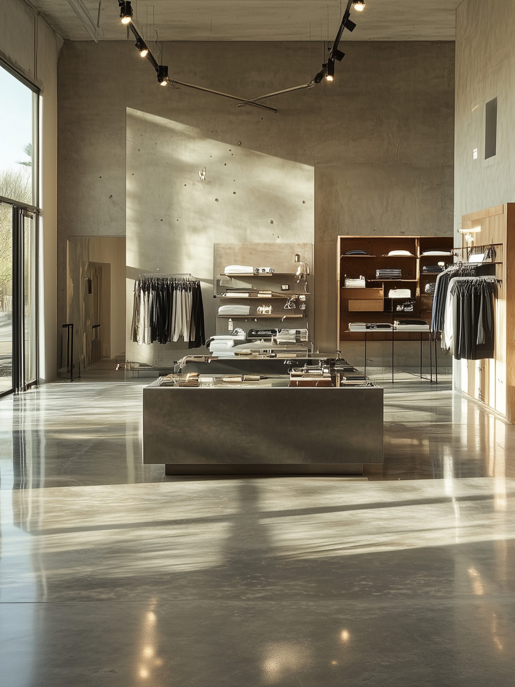 concrete polishing for stores