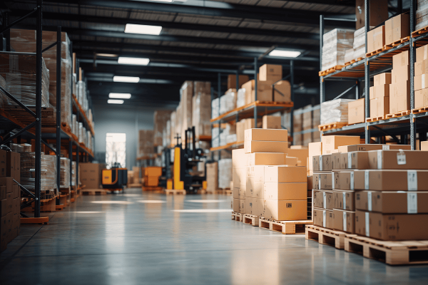 Warehouse storage area